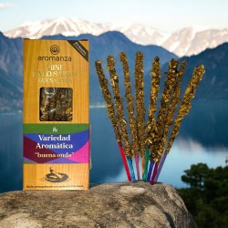 Mini tămâie Palo Santo Buena Onda Soiul Aromatic Argentina - 8 Sahumerios 40min durată - Buena Onda