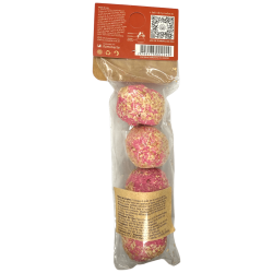 Esferas Mágicas Amor Aromanza Argentina - 4 bombitas defumación Frutos Rojos, Frambuesa, Durazno, Magnolia, Almíbar y Rosa