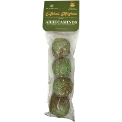 Esferas Mágicas Abre Caminos Aromanza Argentina - 4 bombitas defumación Ruda, Maderas Dulces y Hojas de Romero