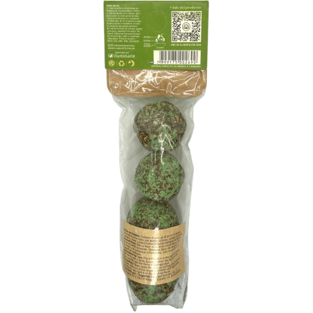 Magic Spheres Cannabis Aroma Aromanza Argentina - 4 rokende bommen Patchouli, Kruidnagel, Sandelhout, Kamfer, Estoraque