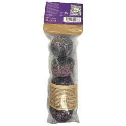 Esferas Mágicas 7 Poderes Aromanza Argentina - 4 bombitas Vainilla, Frutilla, Naranja, Frutos Rojos, Menta, Salvia y Palo Santo