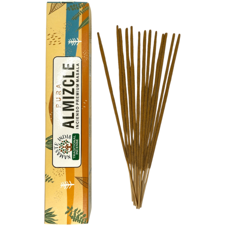 Incienso Puro Almizcle Namaste India Premium Masala - Cajetilla de 15gr.