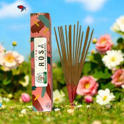 Pure Incense Rose Namaste India Premium Masala - 15gr pack.