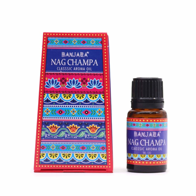 Óleo de fragrância Nag Champa Banjara 10ml.-Óleos de fragrância Banjara-HOSTENATURA