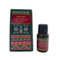 Óleo de fragrância Banjara Patchouli 10ml.