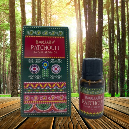 Aceite de Fragancia Pachulí Banjara 10ml.