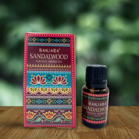 Aceite de Fragancia Sándalo Banjara 10ml.