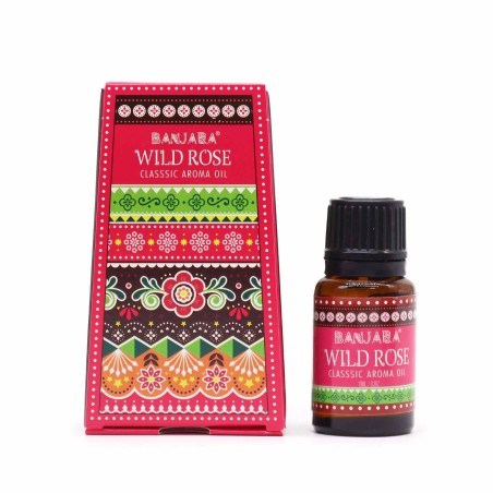 Aceite de Fragancia Rosa Silvestre Banjara 10ml.