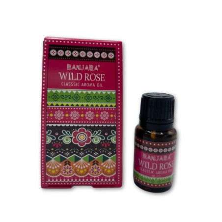 Aceite de Fragancia Rosa Silvestre Banjara 10ml.