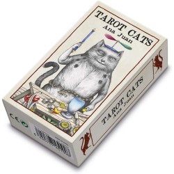 Tarot Cats de Ana Juan - Fournier - 78 Cartas a todo color y folleto de instrucciones