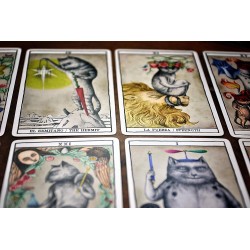 Tarot Cats d'Ana Juan - Fournier - 78 Cartes a tot color i fullet d'instruccions