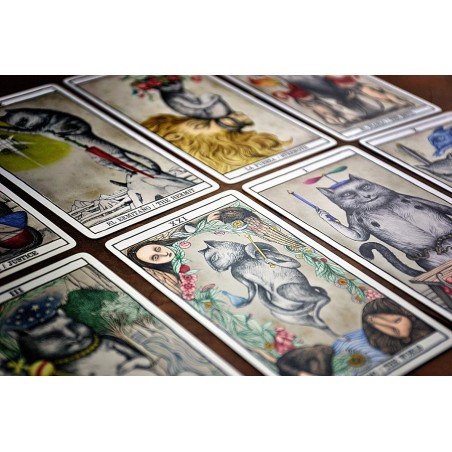 Tarot Cats de Ana Juan - Fournier - 78 Cartas a todo color y folleto de instrucciones