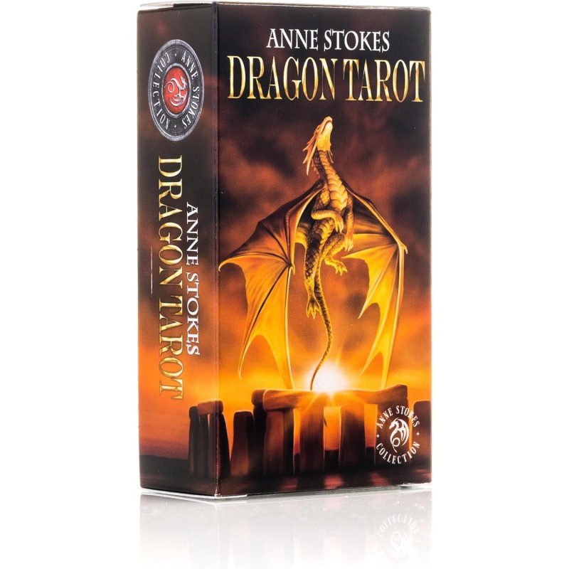 Tarot Dragon de Anne Stokes - Fournier - 78 cartas a todo color y folleto de instrucciones-TARÔ-HOSTENATURA