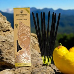 Inciens Tibetà Llimona Obre Camins Inciensos Aromanza Argentina - Sahumeri artesanal 8 varetes extra gruixuts artesanals