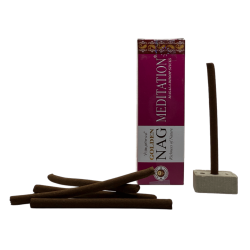 GOLDEN NAG Incienso Dhoop Meditació - Masala Dhoop Sticks - 1 paquet de 10 barretes