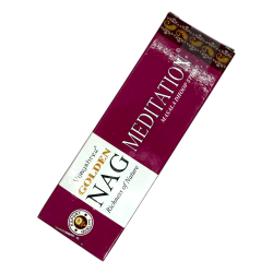 GOLDEN NAG Incienso Dhoop Meditación - Masala Dhoop Sticks - 1 paquete de 10 barritas