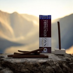 GOLDEN NAG Dhoop Wierook Zeven Chakra's - Masala Dhoop Sticks - 1 pak van 10 repen