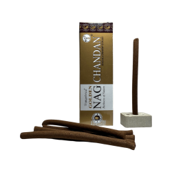 GOLDEN NAG Chandan Dhoop Räucherstäbchen - Masala Dhoop Sticks - 1 Packung mit 10 Riegeln