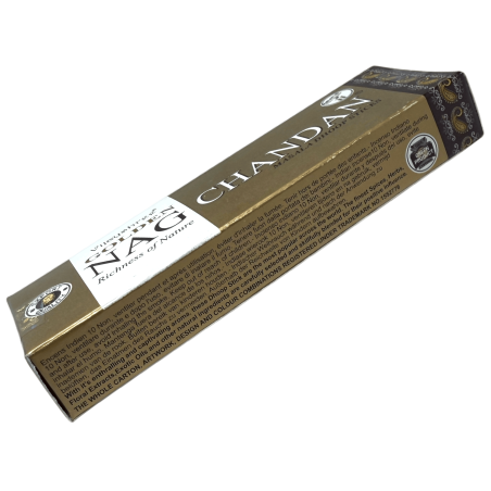 GOLDEN NAG Incienso Dhoop Chandan - Masala Dhoop Sticks - 1 paquete de 10 barritas