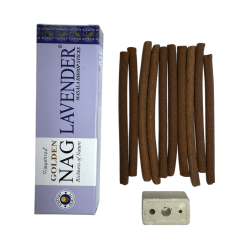 GOLDEN NAG بخور اللافندر Dhoop - أصابع ماسالا دوب - 1 عبوة من 10 قطع