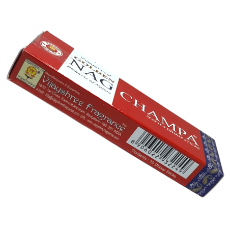 GOLDEN NAG Dhoop Champa Räucherstäbchen - Masala Dhoop Sticks - 1 Packung mit 10 Riegeln