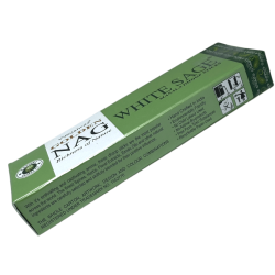 GOLDEN NAG Vit Salvia Dhoop Rökelse - Masala Dhoop Sticks - 1 förpackning med 10 barer