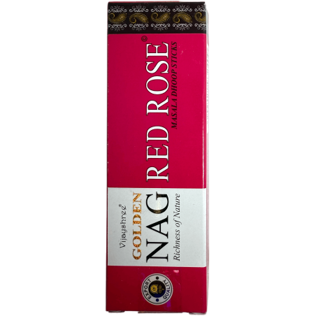 GOLDEN NAG Dhoop Roses Räucherstäbchen - Masala Dhoop Sticks - 1 Packung mit 10 Riegeln