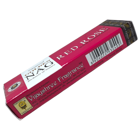 GOLDEN NAG Dhoop Roses Räucherstäbchen - Masala Dhoop Sticks - 1 Packung mit 10 Riegeln