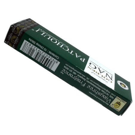 GOLDEN NAG Incienso Dhoop Pachulí - Masala Dhoop Sticks - 1 paquet de 10 barretes
