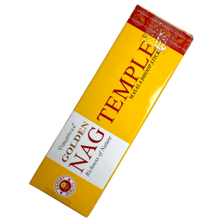 GOLDEN NAG Dhoop Temple Incense - Masala Dhoop Sticks - 1 pack of 10 sticks