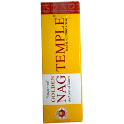 GOLDEN NAG بخور معبد Dhoop - عصي ماسالا هوب - 1 عبوة من 10 أعواد