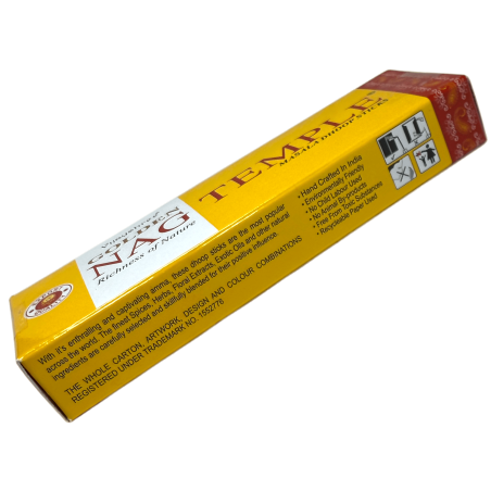 GOLDEN NAG Dhoop Temple Incense - Masala Dhoop Sticks - 1 pack of 10 sticks