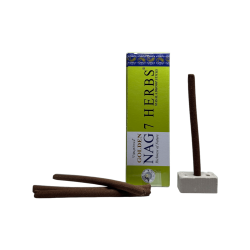 GOLDEN NAG بخور دهوب 7 أعشاب - أصابع ماسالا دوب - 1 عبوة من 10 قطع