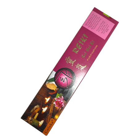 GOLOKA Incienso Reiki Sei Hei Ki - Purificación - 1 cajetilla de 15g
