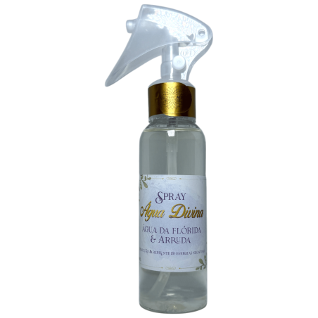 Florida Wasserspray mit Rautenschutz und Abwehr negativer Energien Original Göttliches Wasser aus Peru - 100ml.
