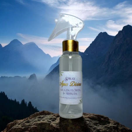 Florida Water Spray com Proteção de Arruda e Repelente de Energias Negativas Água Divina Original do Peru - 100ml.