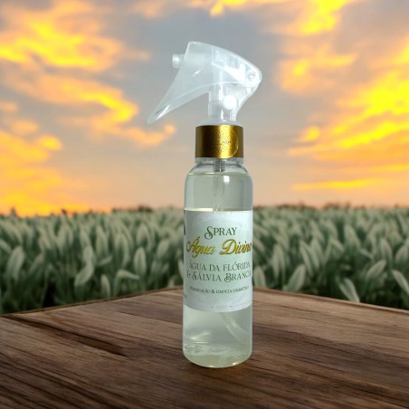 Spray d’Eau de Floride à la Sauge Blanche Purification et Nettoyage Énergétique Eau Divine Originale du Pérou - 100ml.