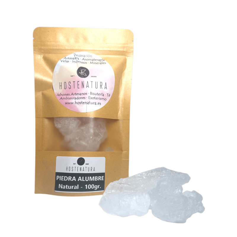 Pietre naturale de aluminiu 100gr - Curățare, purificare și protecție - Alaun ezoteric-AMULETE-HOSTENATURA