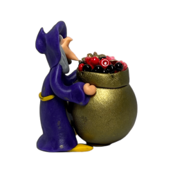 Lucky Witch with Cauldron 6x5cm - Esoteric Amulet HOSTENATURA - Prosperity, Peace, Friendship and Success