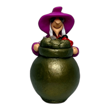 Success Witch with Cauldron 6x5cm - Esoteric Amulet HOSTENATURA - Good Path, Good Luck, Hope and Development