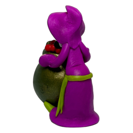 Success Witch with Cauldron 6x5cm - Esoteric Amulet HOSTENATURA - Good Path, Good Luck, Hope and Development