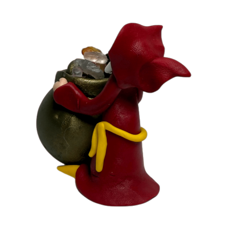 Brujita de la Amistad con Caldero 6x5cm - Amuleto Esotérico HOSTENATURA - Conserva la unión, fortaleza, fuerza, valor y amigos
