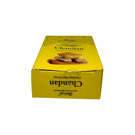 Incenso Dhoop Chandan Balaji Signature Premium - Scatola con 10 bastoncini di incenso dhoop