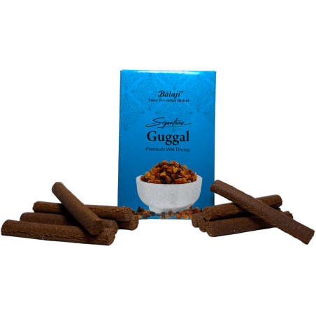 Dhoop Guggal Balaji Signature Premium Encens - Boîte de 10 bâtonnets d’encens dhoop