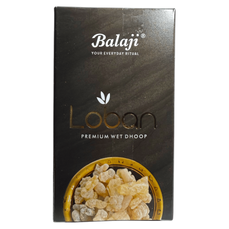 Incenso Premium Dhoop Loban Balaji Premium Wet Dhoop - Scatola con 10 bastoncini di incenso dhoop