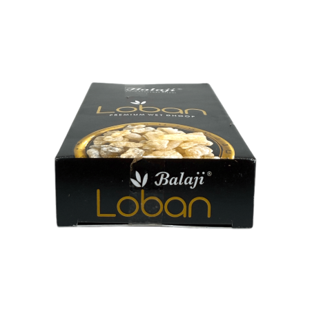 Premium Räucherstäbchen Dhoop Loban Balaji Premium Wet Dhoop - Box mit 10 Räucherstäbchen Dhoop