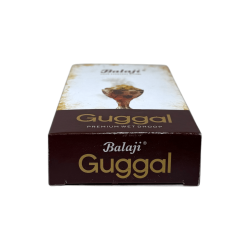 نخب بخور فاخر Dhoop Guggal Balaji Premium Wet Dhoop - صندوق مع 10 أعواد بخور