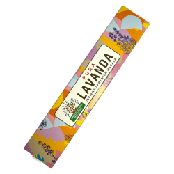 Incienso Puro Lavanda Namaste India Premium Masala - Cajetilla de 15gr.