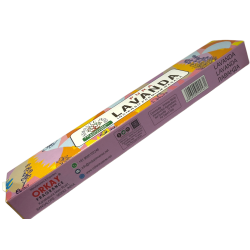 ピュアラベンダーインセンスナマステインドプレミアムマサラ-15grパック。