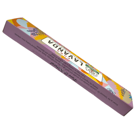 ピュアラベンダーインセンスナマステインドプレミアムマサラ-15grパック。